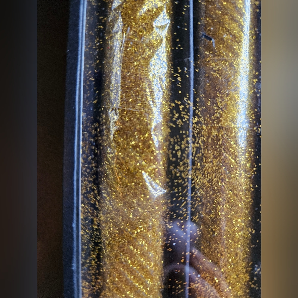 Mackenzie Childs Gold Shimmer Dinner Candles - Picture 2 of 5